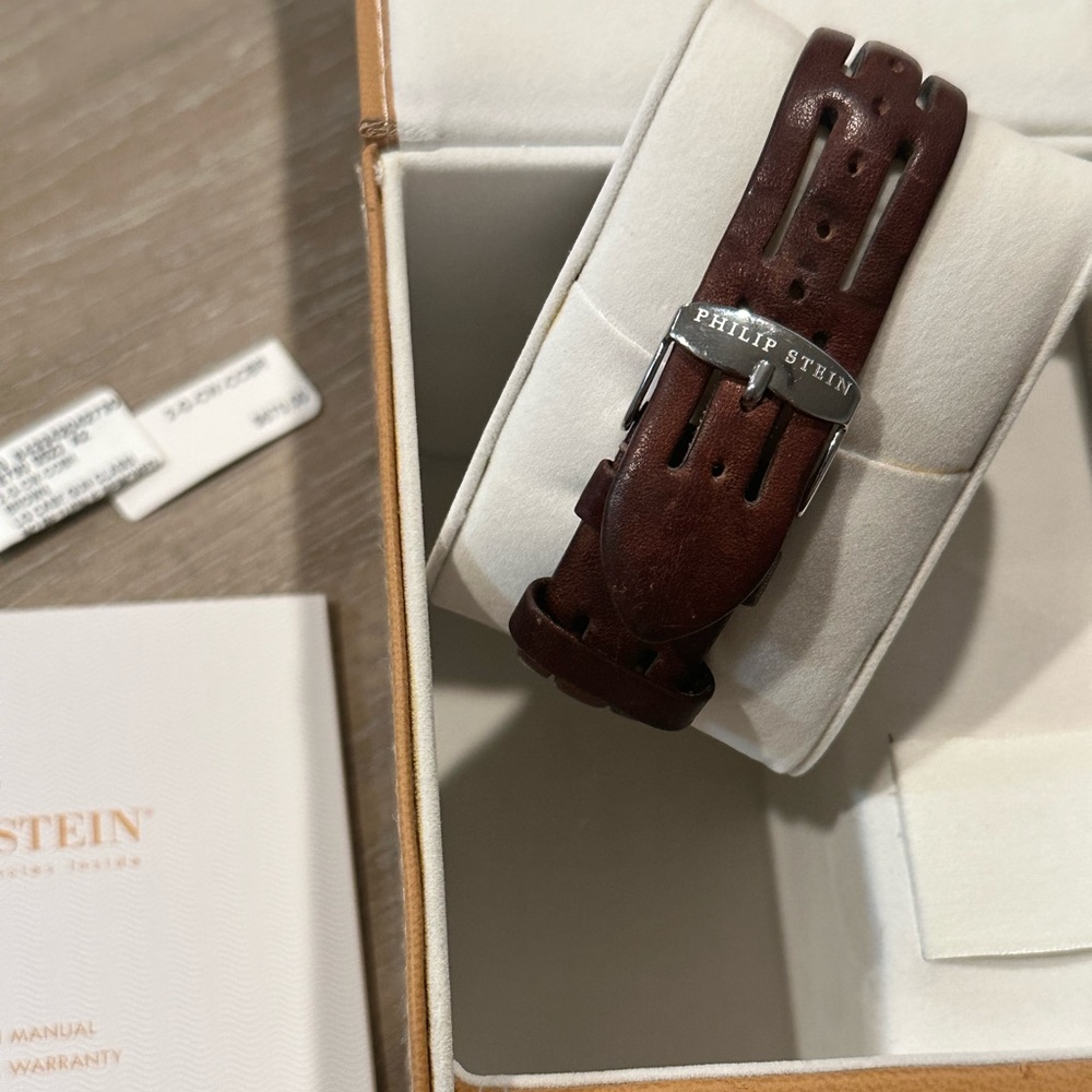 Philip Stein Signature Large Case Mens Watch 2-G-CW-CCBR (2010s) - Picture 2 of 16